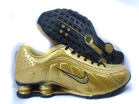 nike shox gold